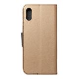 Puzdro knižka Xiaomi Redmi 9A Fancy zlato černé