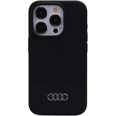 Audi puzdro gumené Apple iPhone 15 Pro AU-LSRIP15P-Q3/D1-BK čier