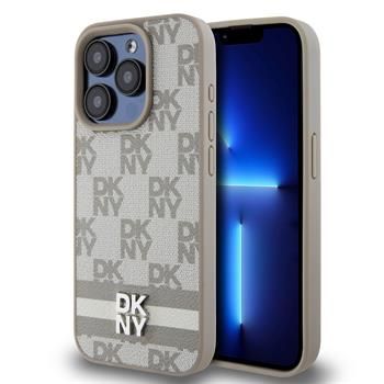 DKNY puzdro plastové Apple iPhone 14 Pro DKHCP14LPCPTSSE béžové