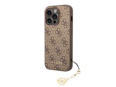 Guess puzdro plastové Apple iPhone 13 Pro GUHCP13LGF4GCW hnedé