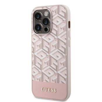 Guess puzdro plastové Apple iPhone 13 Pro GUHMP13LHGCFSEP ružové