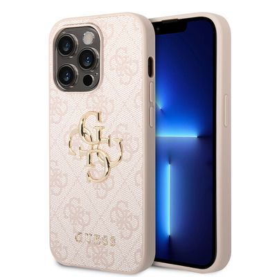 Guess puzdro plastové Apple iPhone 15 Pro GUHCP15L4GMGPI ružové