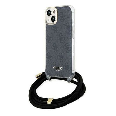 Guess puzdro plastové Apple iPhone 15 Pro GUHCP15LHC4SEK čierne