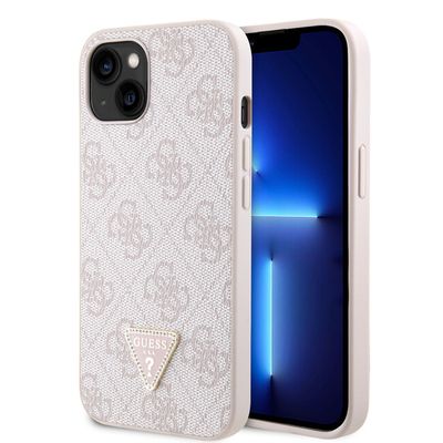 Guess puzdro plastové Apple iPhone 15 Pro GUHCP15LP4TDPP ružové