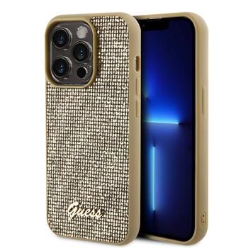 Guess puzdro plastové Apple iPhone 15 Pro GUHCP15LPMSDGSD zlaté