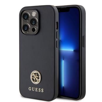 Guess puzdro plastové Apple iPhone 15 Pro GUHCP15LPS4DGPK čierne