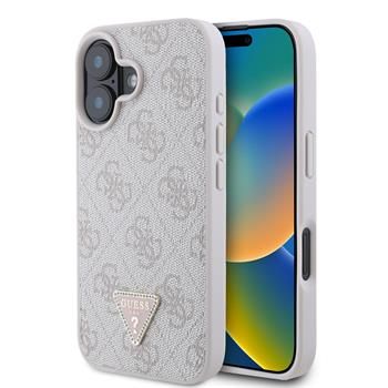 Guess puzdro plastové Apple iPhone 16 GUHCP16SP4TDPP ružové