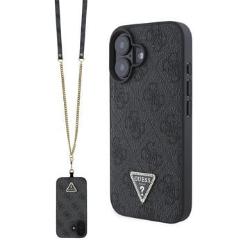 Guess puzdro plastové Apple iPhone 16 GUHCP16SP4TDSCPK čierne