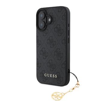 Guess puzdro plastové Apple iPhone 16 Plus GUHCP16MGF4GCK šedé