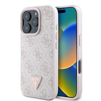 Guess puzdro plastové Apple iPhone 16 Pro GUHCP16LP4TDPP ružové