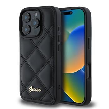 Guess puzdro plastové Apple iPhone 16 Pro GUHCP16LPSQSQSK čierne