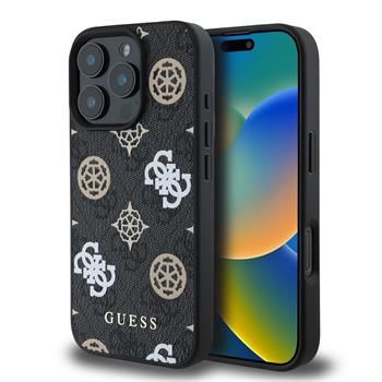 Guess puzdro plastové Apple iPhone 16 Pro GUHMP16LP4PWPK čierne