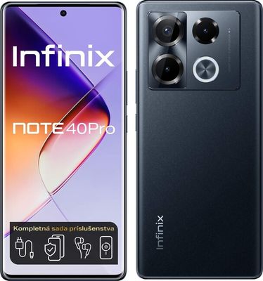 Infinix Note 40 PRO 12GB/256GB čierny Zánovný A