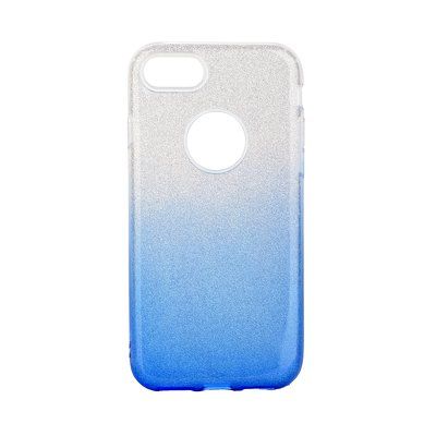 Puzdro gumené Apple iPhone 7/8/SE 2020 Shining transparentno-mod