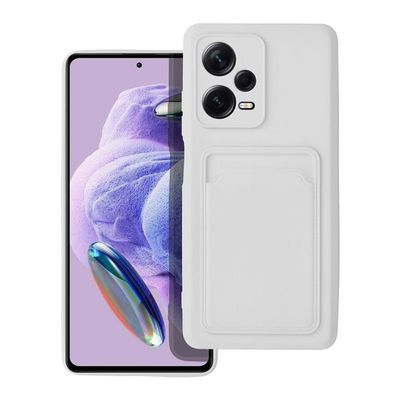 Puzdro gumené Xiaomi RedMi Note 12 Pro Plus 5G Card biele