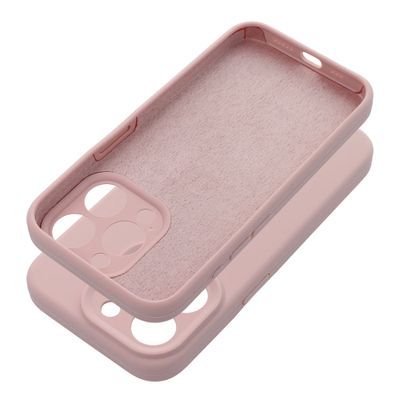 Puzdro gumené Apple iPhone 14 Pro Silicone 2mm bledo ružové