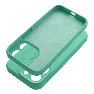 Puzdro gumené Apple iPhone 14 Pro Silicone 2mm zelené