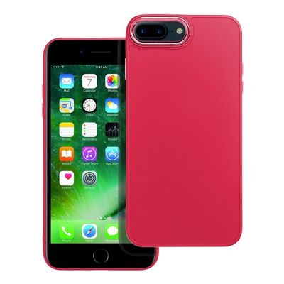 Puzdro gumené Apple iPhone 7/8 Plus Frame ružové