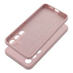 Puzdro gumené Motorola G34 5G Silicone 2mm bledo-ružové