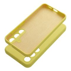 Puzdro gumené Motorola G34 5G Silicone 2mm žlté