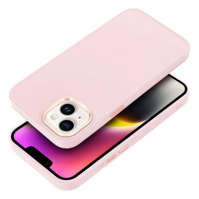 Puzdro gumené Xiaomi 13 Frame bledo-ružové