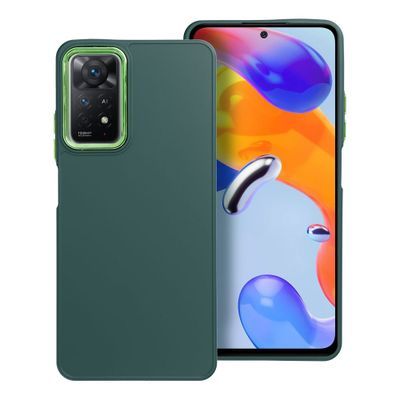 Puzdro gumené Xiaomi RedMi Note 11 Pro/11 Pro 5G Frame zelené