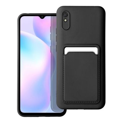 Puzdro gumené Xiaomi Redmi Note 11/Note 11S Card čierne