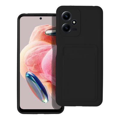 Puzdro gumené Xiaomi RedMi Note 12 5G Card čierne