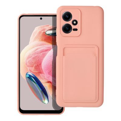 Puzdro gumené Xiaomi RedMi Note 12 5G Card ružové