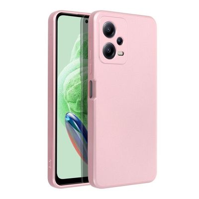 Puzdro gumené Xiaomi RedMi Note 12 5G Metallic ružové