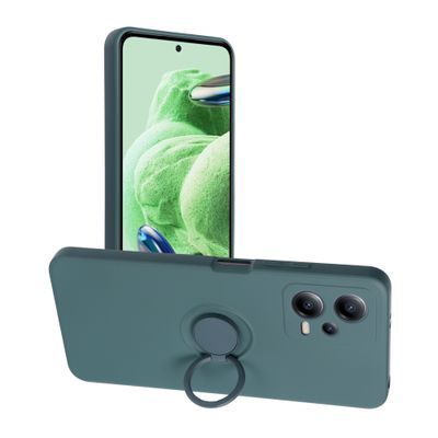 Puzdro gumené Xiaomi RedMi Note 12 5G Silicone Ring zelené