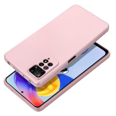 Puzdro gumené Xiaomi RedMi Note 12 Metallic ružové