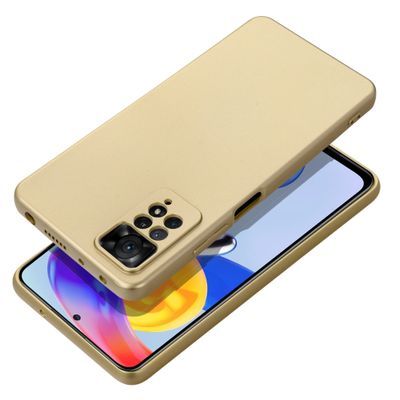 Puzdro gumené Xiaomi RedMi Note 12 Metallic zlaté