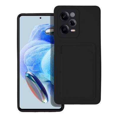 Puzdro gumené Xiaomi RedMi Note 12 Pro 5G Card čierne