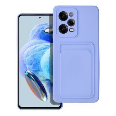 Puzdro gumené Xiaomi RedMi Note 12 Pro 5G Card fialové