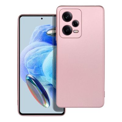 Puzdro gumené Xiaomi RedMi Note 12 Pro 5G Metallic ružové