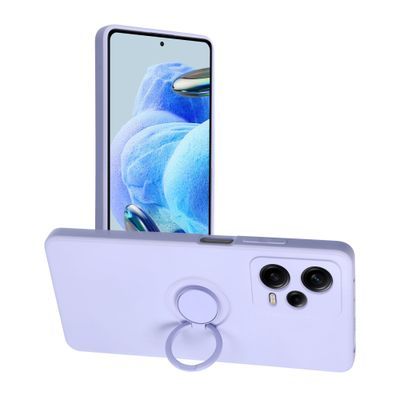 Puzdro gumené Xiaomi RedMi Note 12 Pro 5G Silicone Ring fialové