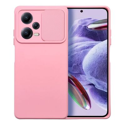 Puzdro gumené Xiaomi RedMi Note 12 Pro Plus 5G Slide ružové