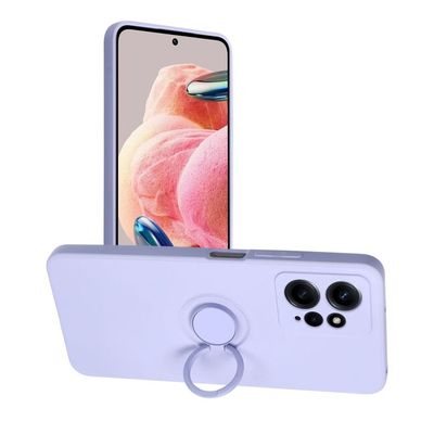 Puzdro gumené Xiaomi RedMi Note 12 Silicone Ring fialové