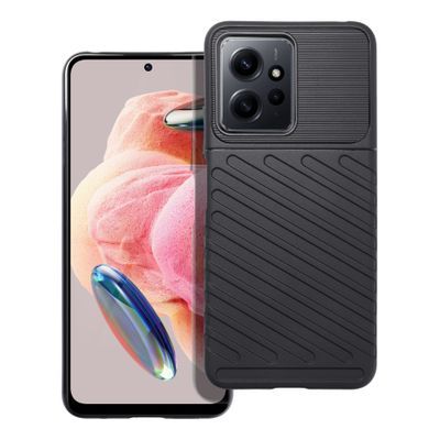 Puzdro gumené Xiaomi RedMi Note 12 Thunder čierne