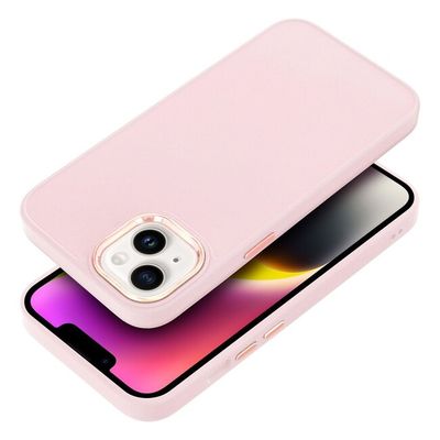 Puzdro gumené Xiaomi RedMi Note 12S Frame bledo-ružové