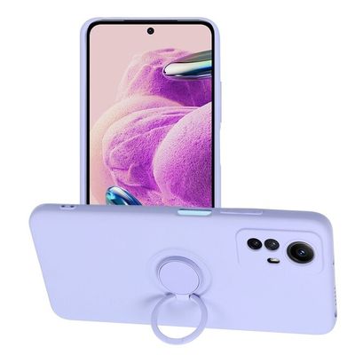 Puzdro gumené Xiaomi RedMi Note 12S Silicone Ring fialové