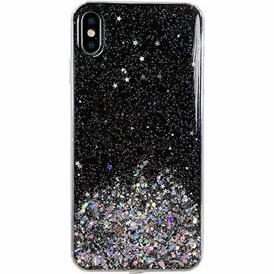 Puzdro gumené Xiaomi RedMi Note 8 Pro Glitter čierne