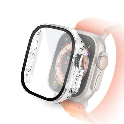 Puzdro plastové so sklom Apple Watch 40mm transparentné